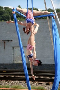 aerial silks doubles