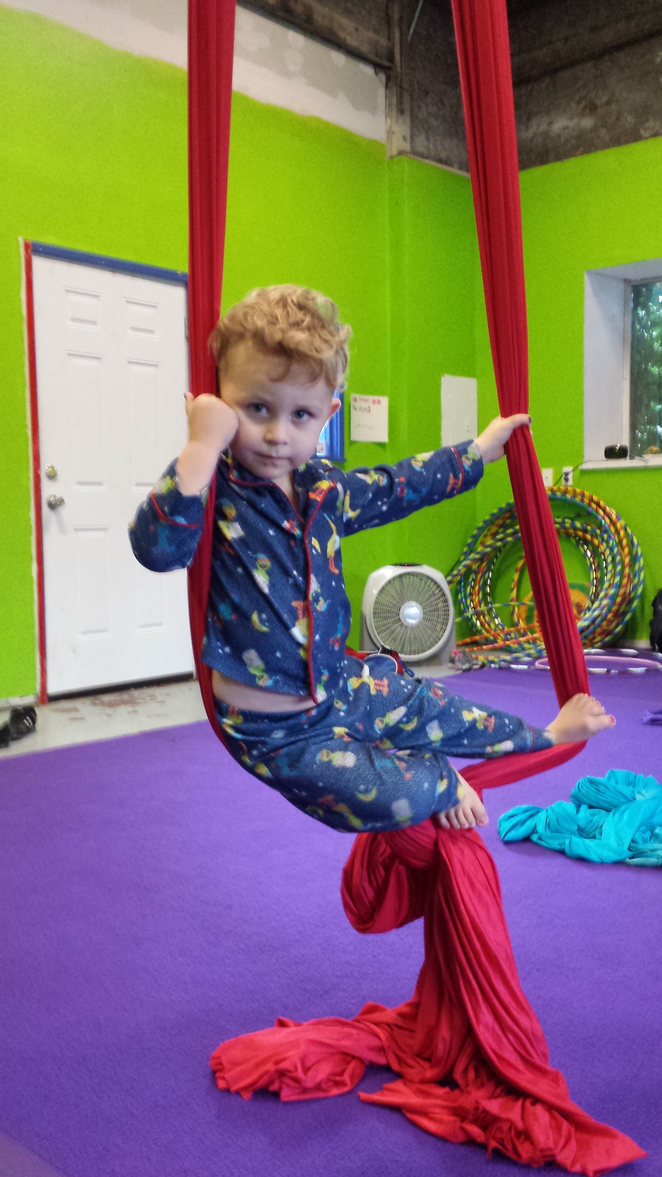 kids aerial silks